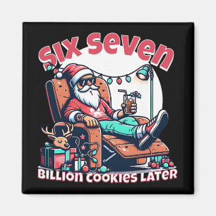 Imán Seis Siete Galletas De Santa Para Meme Divertido D