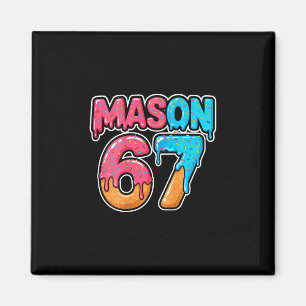 Imán Seis Siete Meme Mason 67 Helado Goteo Divertido (e