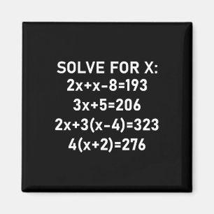 Imán Seis Siete Meme Matemáticas Álgebra Chiste Resuelv