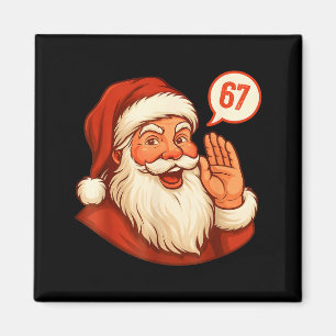 Imán Seis Siete Navidad 67 Meme Jerga Santa Dice Xmas