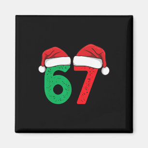 Imán Seis Siete Navidad 6 7 Meme Divertida Navidad