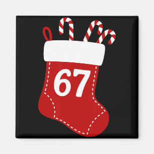 Imán Seis Siete Niños 67 Niños Niñas 6 7 Navidad Stocki
