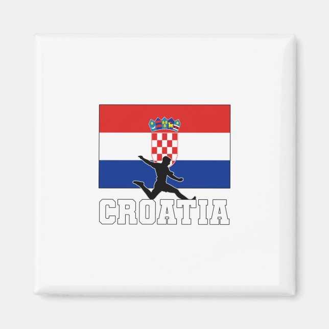 Imán Selección De Fútbol De Croacia (Frente)