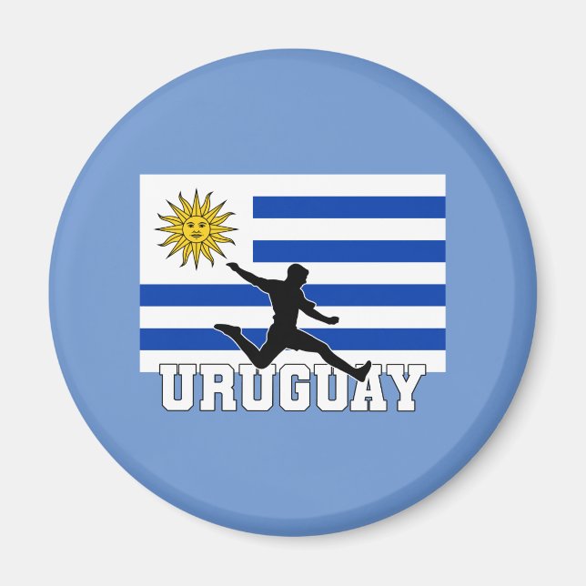Imán Selección De Fútbol De Uruguay (Frente)