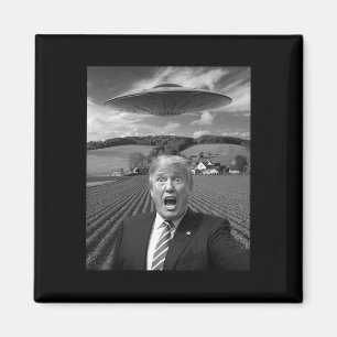 Imán Selfie de Trump con alienígena Ovni Regalos divert
