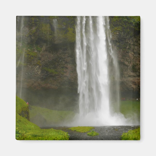 Imán Seljalandsfoss Cascada de Islandia Magnet (Frente)