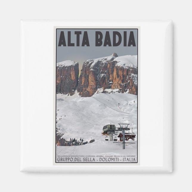 Imán Sella Ronda - Alta Badia (Frente)