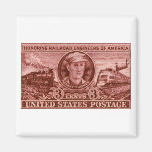 Imán Sello 1950 de Casey Jones