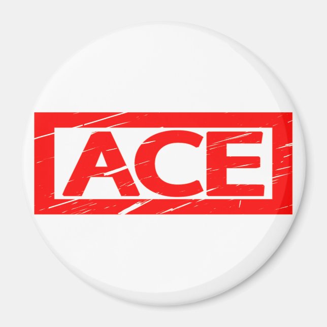 Imán Sello Ace (Frente)