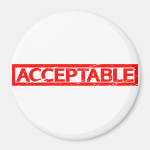 Imán Sello aceptable
