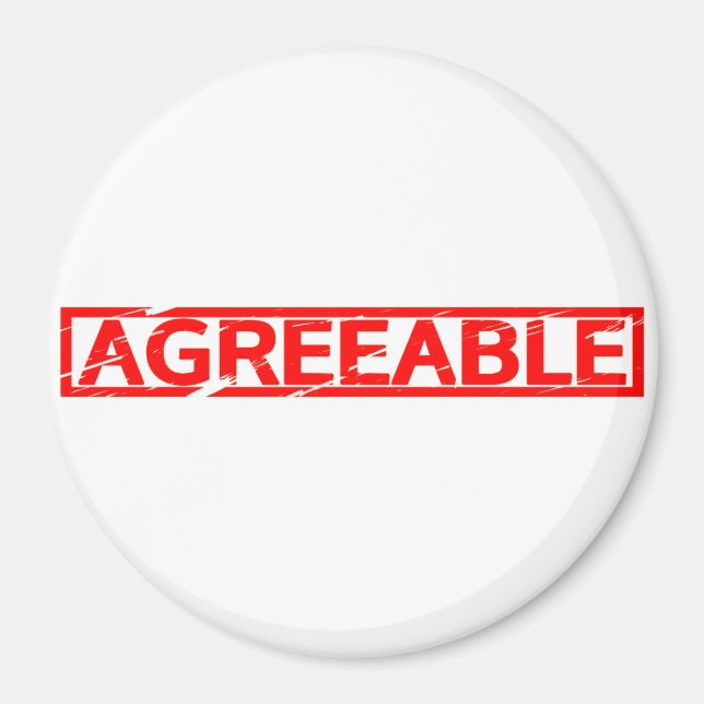Imán Sello aceptable (Frente)
