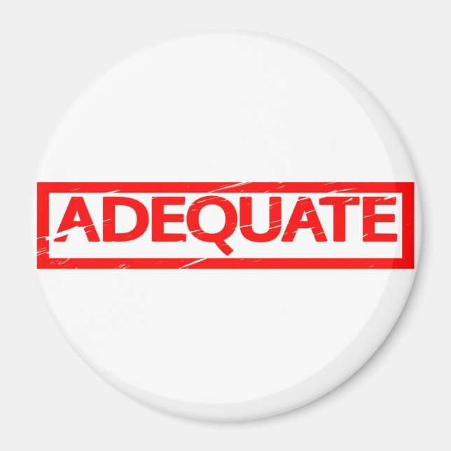 Imán Sello adecuado (Frente)