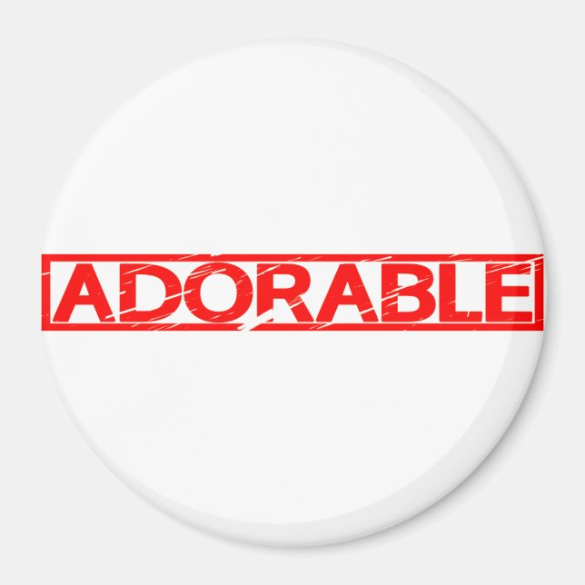 Imán Sello Adorable (Frente)