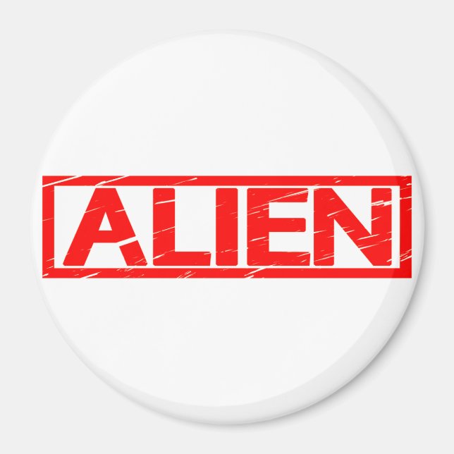 Imán Sello Alien (Frente)