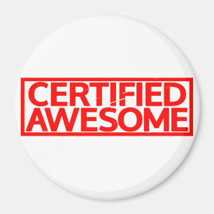 Imán Sello Awesome certificado