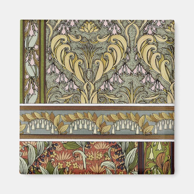 Imán Sello de Art Nouveau Solomon, M.P. Verneuil (Frente)