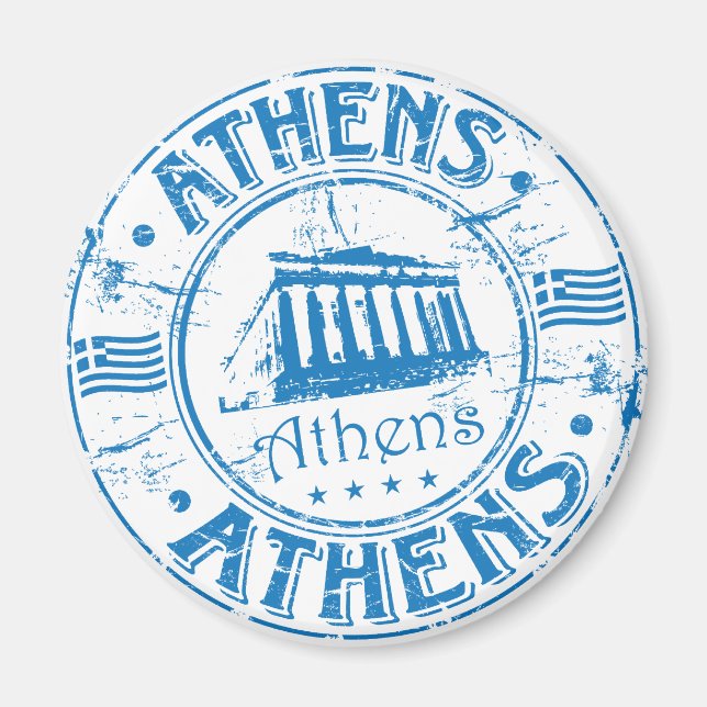 Imán Sello de Atenas (Frente)