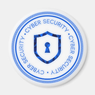 IMÁN SELLO DE BADGE DE SEGURIDAD DE CIBERNAUTAS