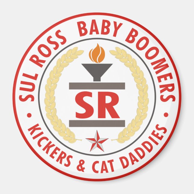 Imán Sello de boomer SRBaby 2007 (Frente)