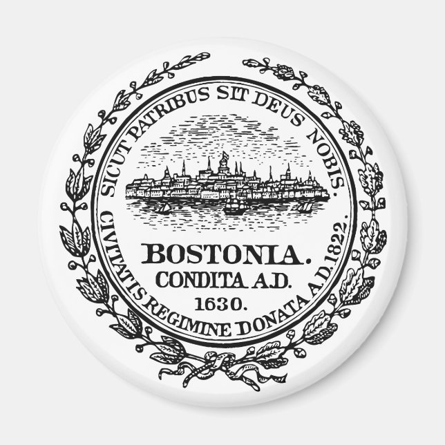 Imán Sello de Boston (Frente)