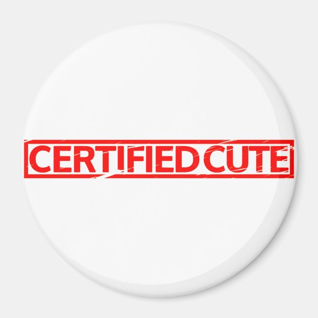 Imán Sello de corte certificado (Frente)