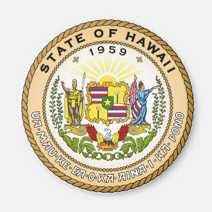 Imán Sello de estado de Hawaii