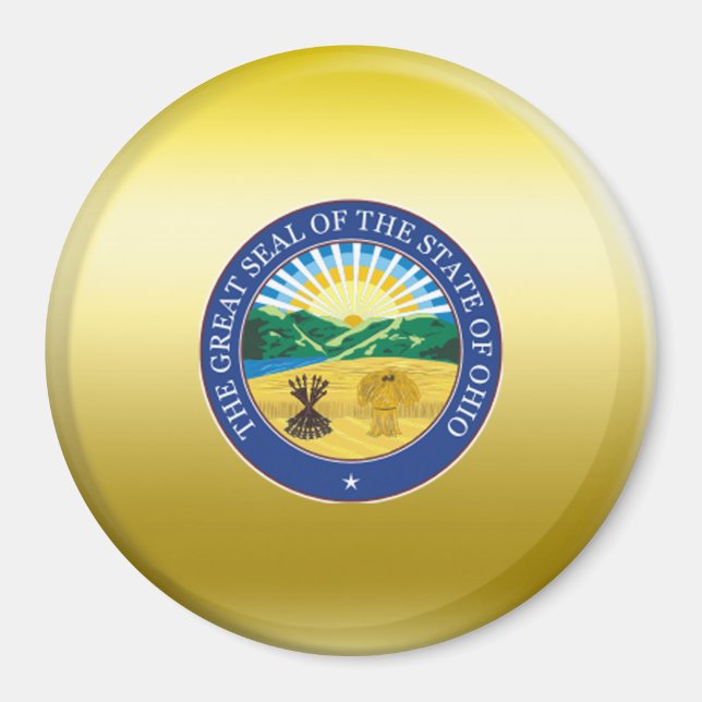 Imán Sello de estado de Ohio (Frente)