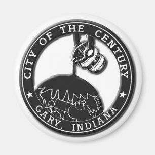 Imán Sello de Gary, Indiana