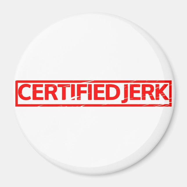 Imán Sello de Jerk certificado (Frente)