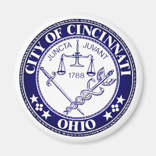 Imán Sello de la ciudad de Cincinnati, Ohio