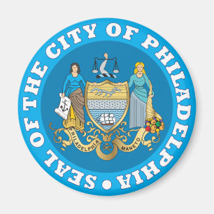 Imán Sello de la ciudad de Filadelfia