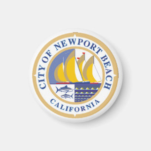 Imán Sello de la ciudad de Newport Beach, California