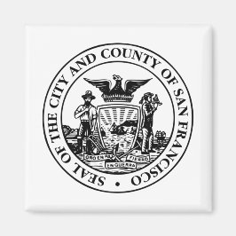 Imán Sello de la ciudad de San Francisco (California, E