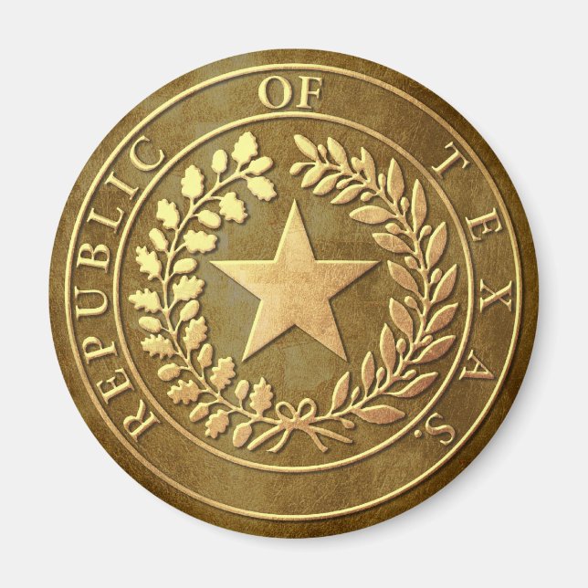 Imán Sello de la República de Texas (Frente)