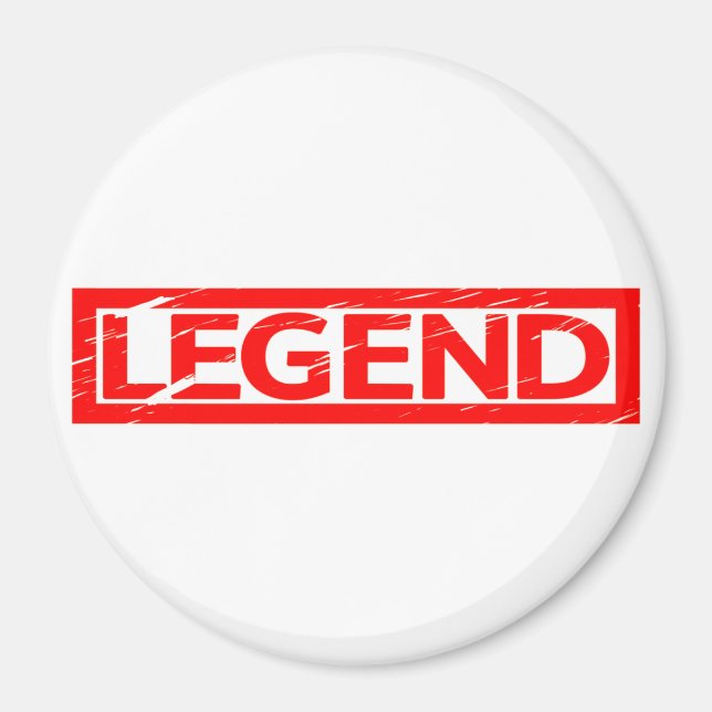 Imán Sello de leyenda (Frente)