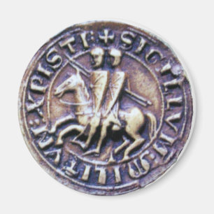 IMÁN SELLO DE LOS CABALLEROS TEMPLAR