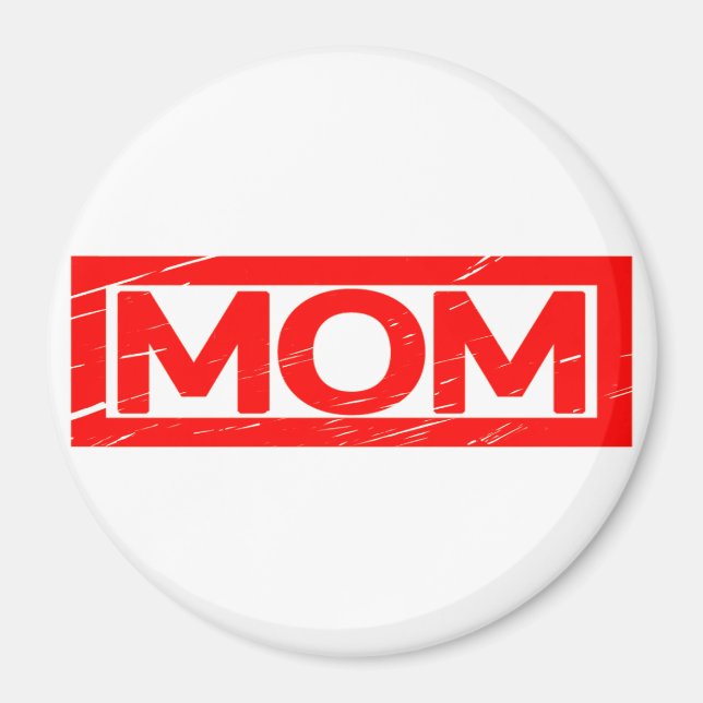 Imán Sello de mamá (Frente)