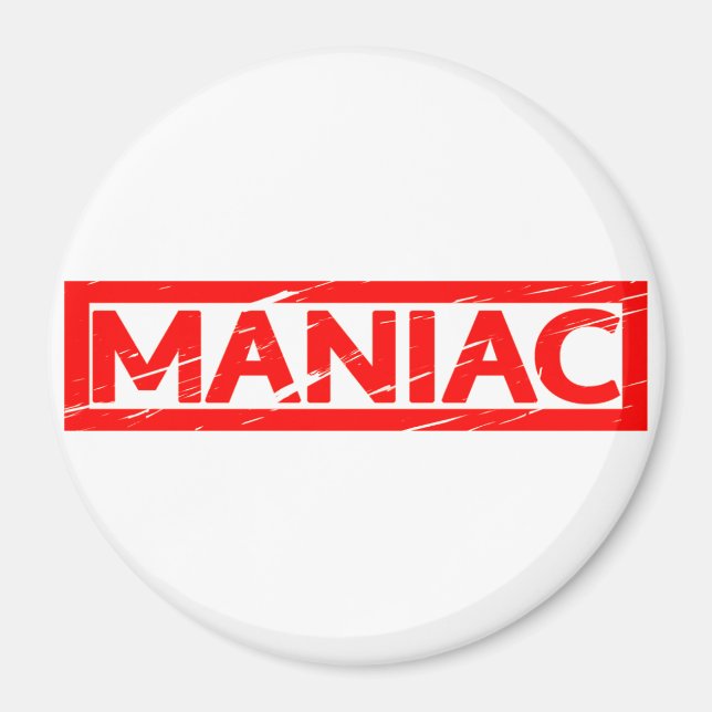 Imán Sello de maniac (Frente)