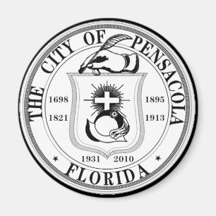 Imán Sello de Pensacola, Florida Magnet