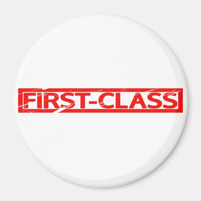 Imán Sello de primera clase (Frente)