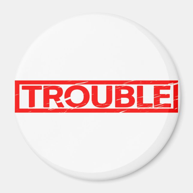 Imán Sello de problemas (Frente)
