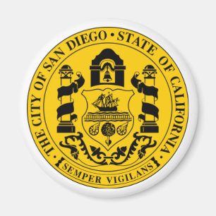 Imán Sello de San Diego