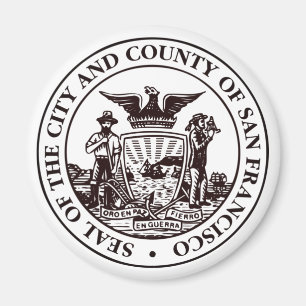 Imán Sello de San Francisco, CA