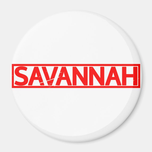 Imán Sello de Savannah (Frente)