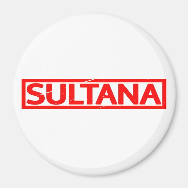 Imán Sello de Sultana (Frente)