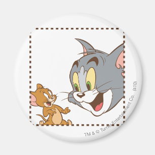 Imán Sello de Tom y Jerry