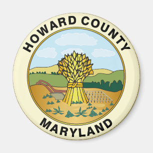 Imán Sello del condado de Howard