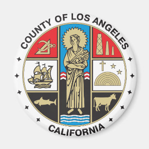 Imán Sello del condado de Los Ángeles