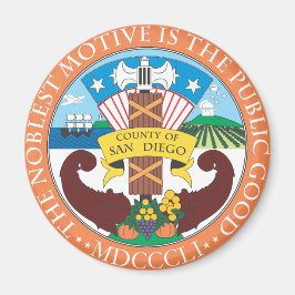 Imán Sello del condado de San Diego