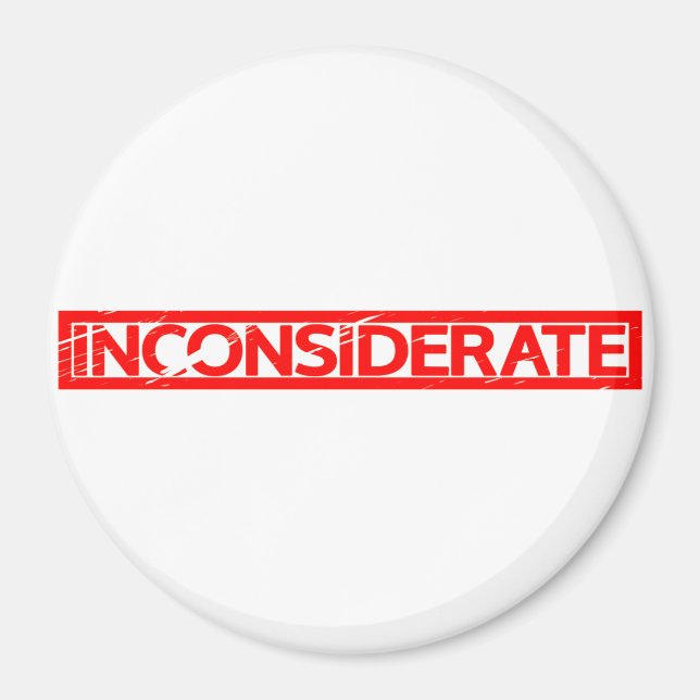 Imán Sello desconsiderado (Frente)